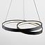 3-step dimmable pendant light Espiral - spiral in matt black