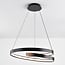 3-step dimmable pendant light Espiral - spiral in matt black