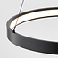 Espiral spiral pendant lamp with 3-step dimmable LEDs - matt black