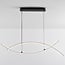 pendant light Arche - black with 3-step dimmable LED
