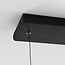 pendant light Linea - winding shape in black with 3-step dimmable LED