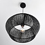 Nara pendant lamp made of braided rope - Black