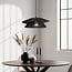 pendant light Osaka in hand-braided rope - black
