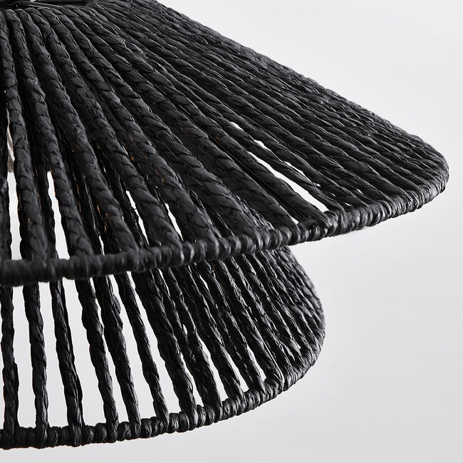 Black rope pendant lamp - Osaka