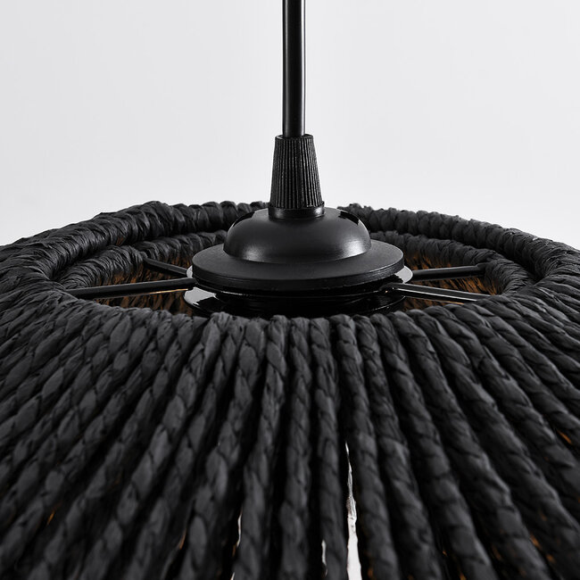 Black rope pendant lamp - Osaka