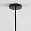 pendant light Osaka in hand-braided rope - black