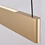 pendant light Abby - gold with integrated LED and adjustable wattage