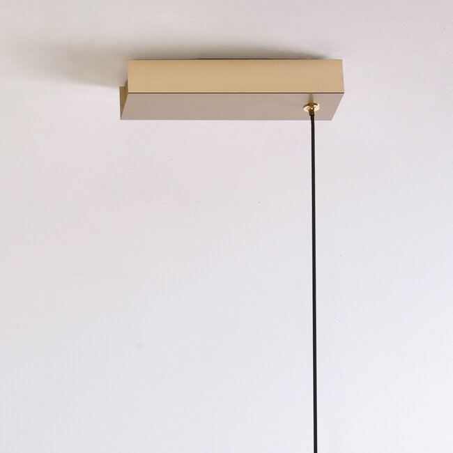 pendant light Abby - gold with integrated LED and adjustable wattage