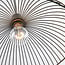 pendant light Ravi - black metal with open shade