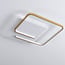 Square designer ceiling lamp Rune 2-light with dimmable LEDs