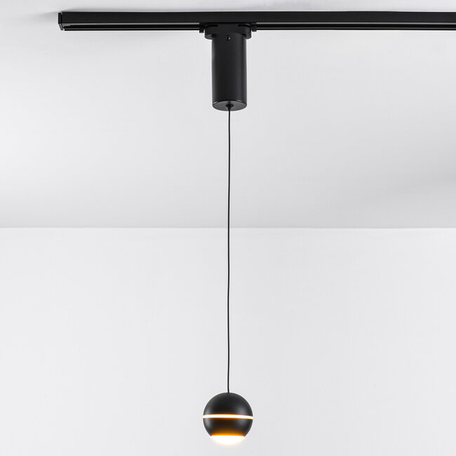 7W track spotlight, single-phase Ona with dimmable LEDs – Black (price per item)