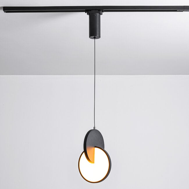 1-phase 7W LED track spotlight Omri, dimmable, black