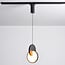 1-phase 7W LED track spotlight Omri, dimmable, black