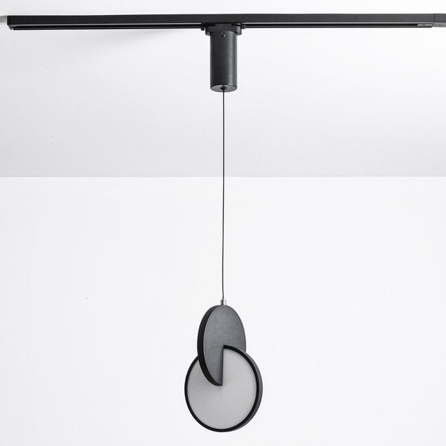 1-phase 7W LED track spotlight Omri, dimmable, black