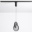 1-phase 7W LED track spotlight Omri, dimmable, black