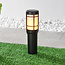 Solar lamp with flame effect Nikko - set of 4