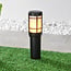 Solar light with flame effect Nikko - set of 4