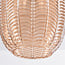 3-light pendant light Kaca - black with textured amber glass