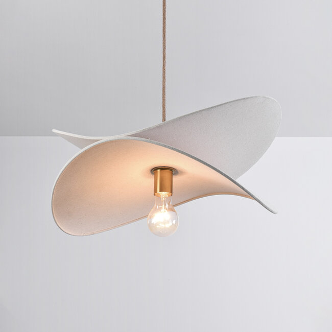 Modern pendant lamp, White, 1-light - Linha