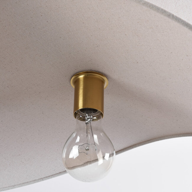 Modern pendant lamp, White, 1-light - Linha