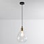 1-light pendant light Verona - domed teardrop clear glass