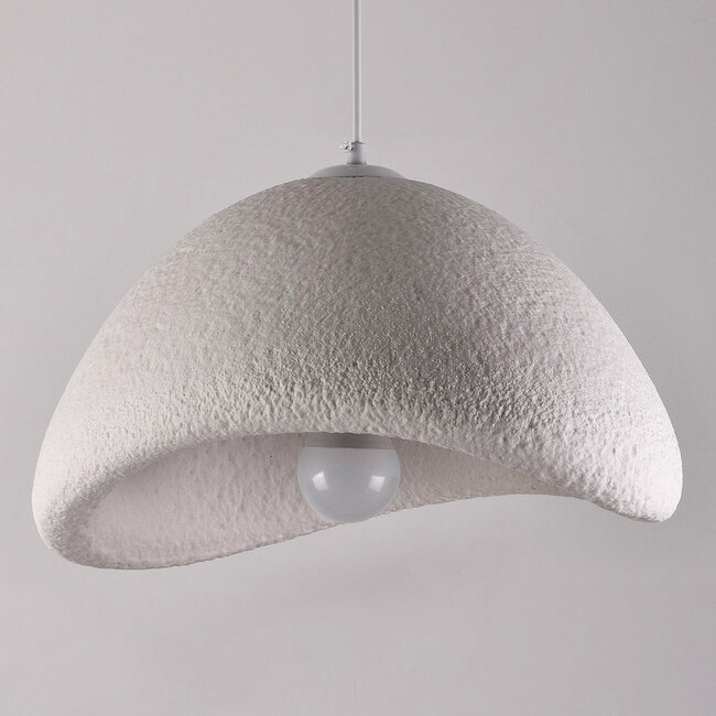 Wabi-Sabi pendant lamp Cemento White stone effect - 60 x 47 cm