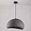 Wabi Sabi pendant light Urban Stone with grey stone pattern - 48 x 38 cm