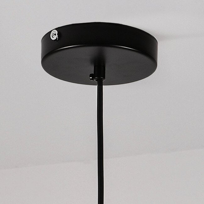 Wabi Sabi pendant light Urban Stone with grey stone pattern - 48 x 38 cm