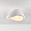 Wabi Sabi ceiling light Concrete Aura 38 x 30 cm stone pattern - white