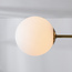 Ceiling light Oito gold with opal white glass, 8-light