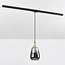 1-phase rail pendant light Noi gold with smoked glass and mirror effect - drop