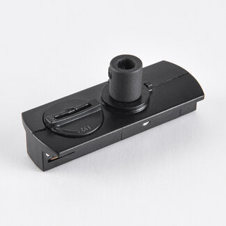 1-phase rail pendant lamp adapter - Black