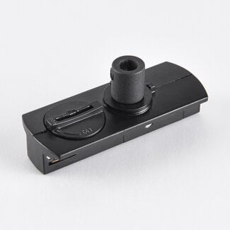 pendant light adapter for 1-phase track, black