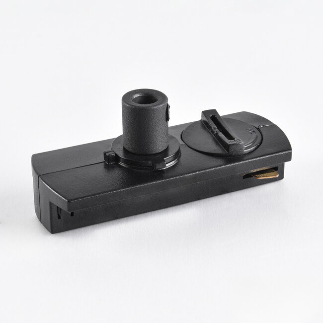 pendant light adapter for 1-phase track, black
