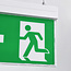 Emergency lighting surface-mounted, ceiling-mounted with pendant
