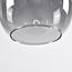 Imme 4-light pendant light - gold with smoked glass