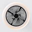 Dimmable ceiling fan Gale incl. remote control and adjustable colour temperature