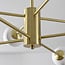 8-light ceiling light Idaho - sand gold and marble effect