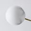 6-light ceiling light Sest - gold and marble effect