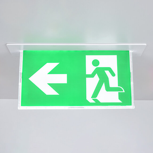 Recessed emergency lighting
