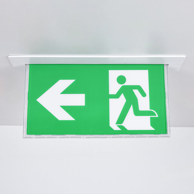 Recessed emergency lighting