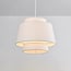 pendant light Vilo - white fabric