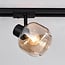 1-phase track system set of 1.5 metres with Juna spotlights, amber glass