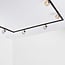 1-phase track system set of 1.5 metres with Juna spotlights, amber glass