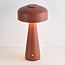 Rechargeable mushroom lamp Soma with touch dimmer and adjustable colour temperature