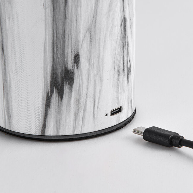 Modern mushroom lamp Vesta with touch dimmer and adjustable colour temperature - rechargeable table lamp