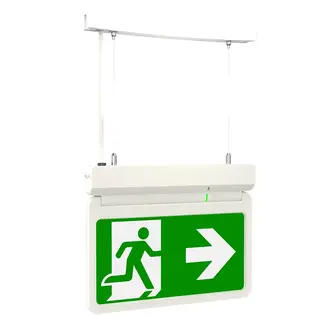 Emergency lighting LX003 - ceiling mounting with pendant