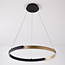 Golden round design pendant lamp Ivana - 3-step dimmable