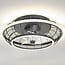 Ceiling fan Lilu - black with integrated LED and remote control