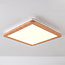 Ceiling lamp Emilie, wood look, 3-step dimmable, IP44